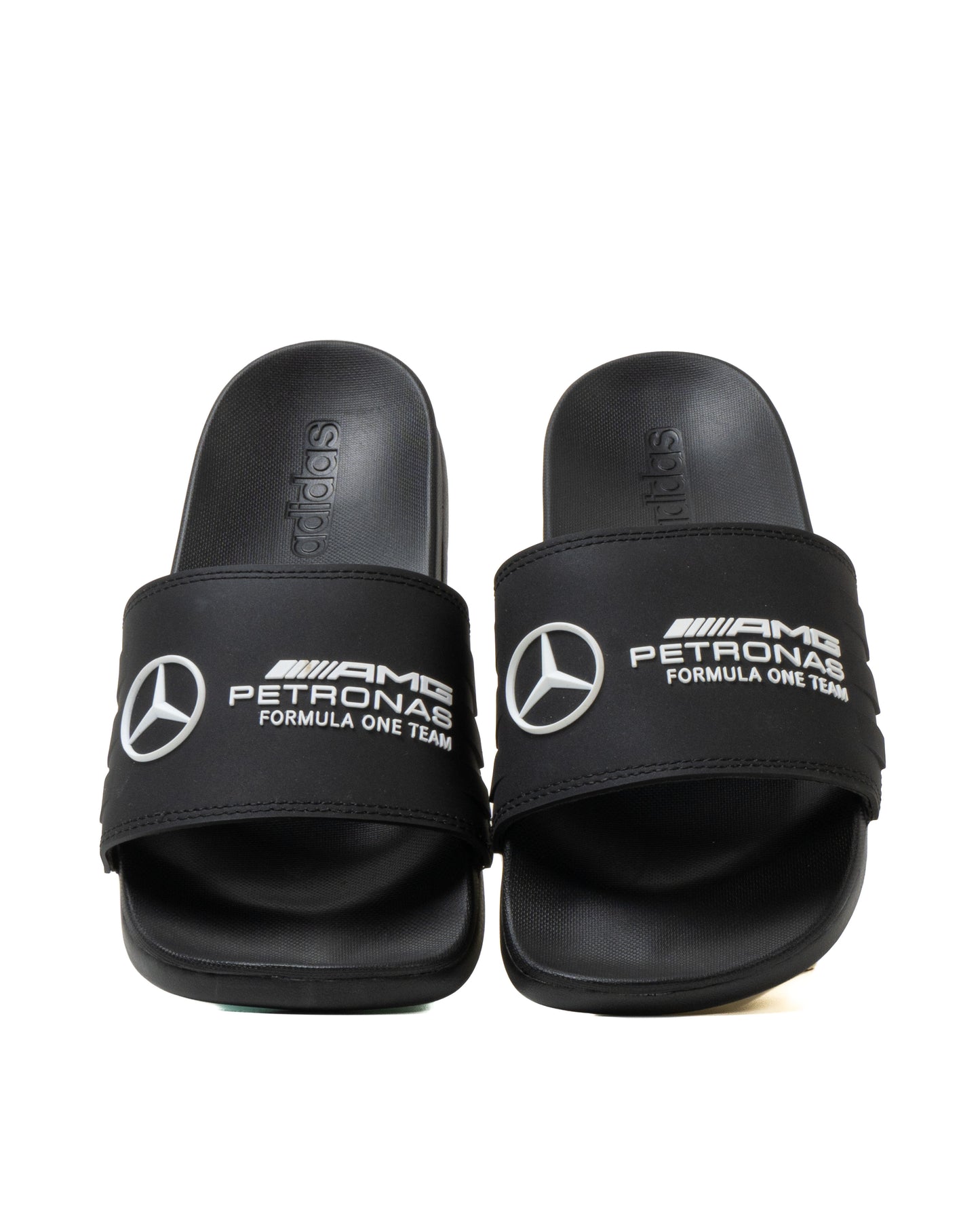 Adidas Adilette Comfort Slides Mercedes-AMG Petronas Formula One Team Core Black