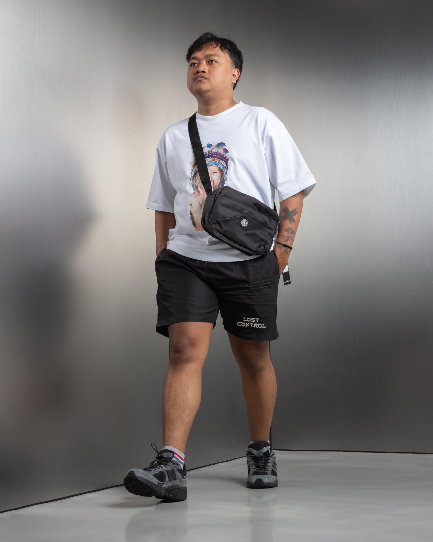 Tas Slempang Stone Island