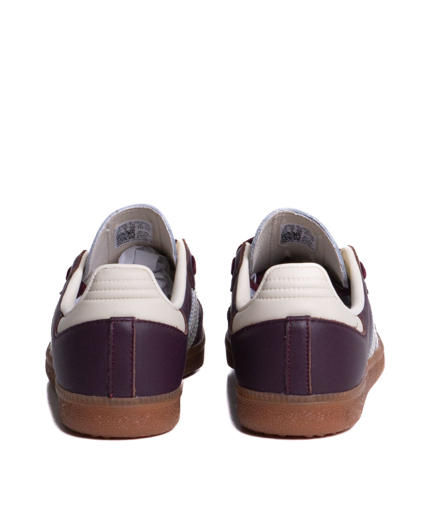 Sepatu Adidas Samba OG Maroon Gold Metallic (Women's)