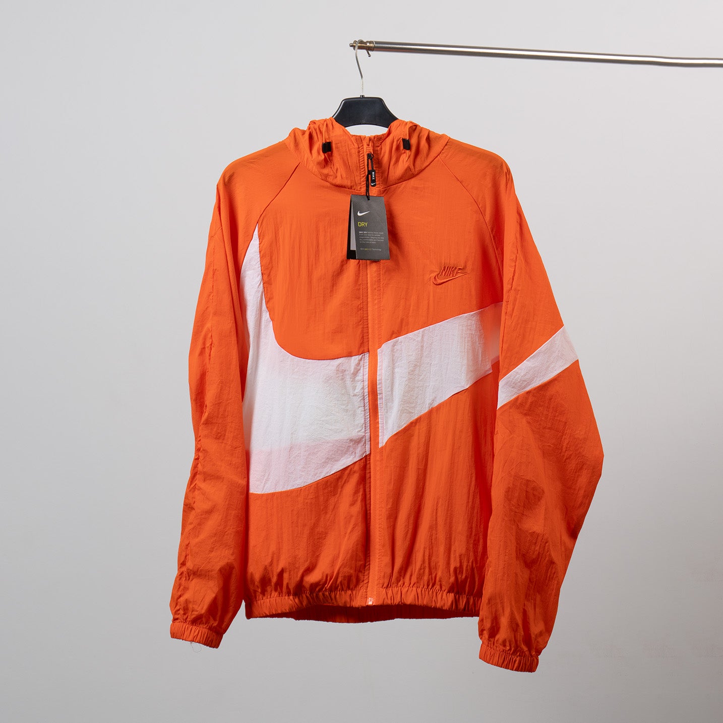 Jacket Nike Big Logo Orange White