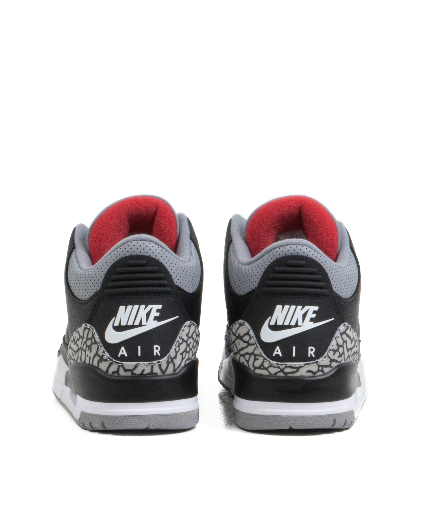 Air Jordan 3 Black Cement Black Fire Red Cement Grey Sail