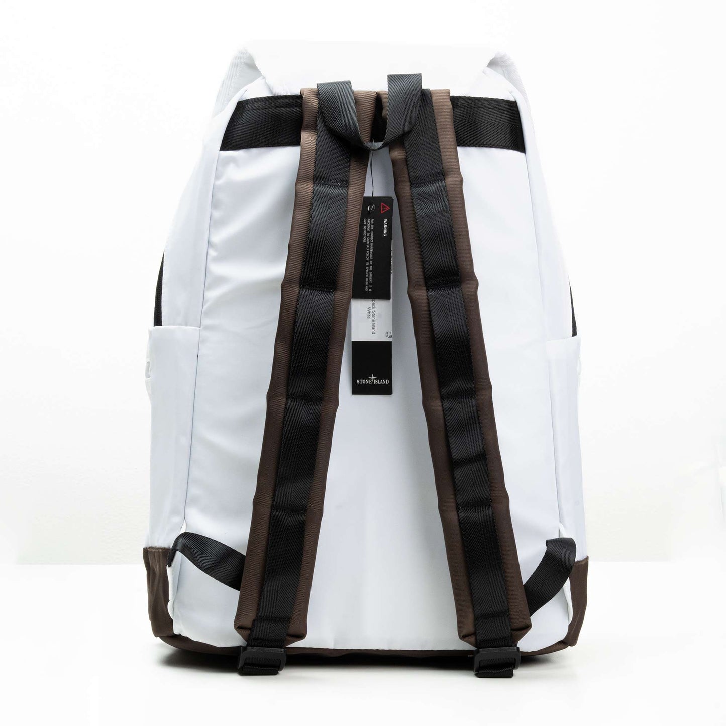 Tas Ransel Backpack Stone Island White