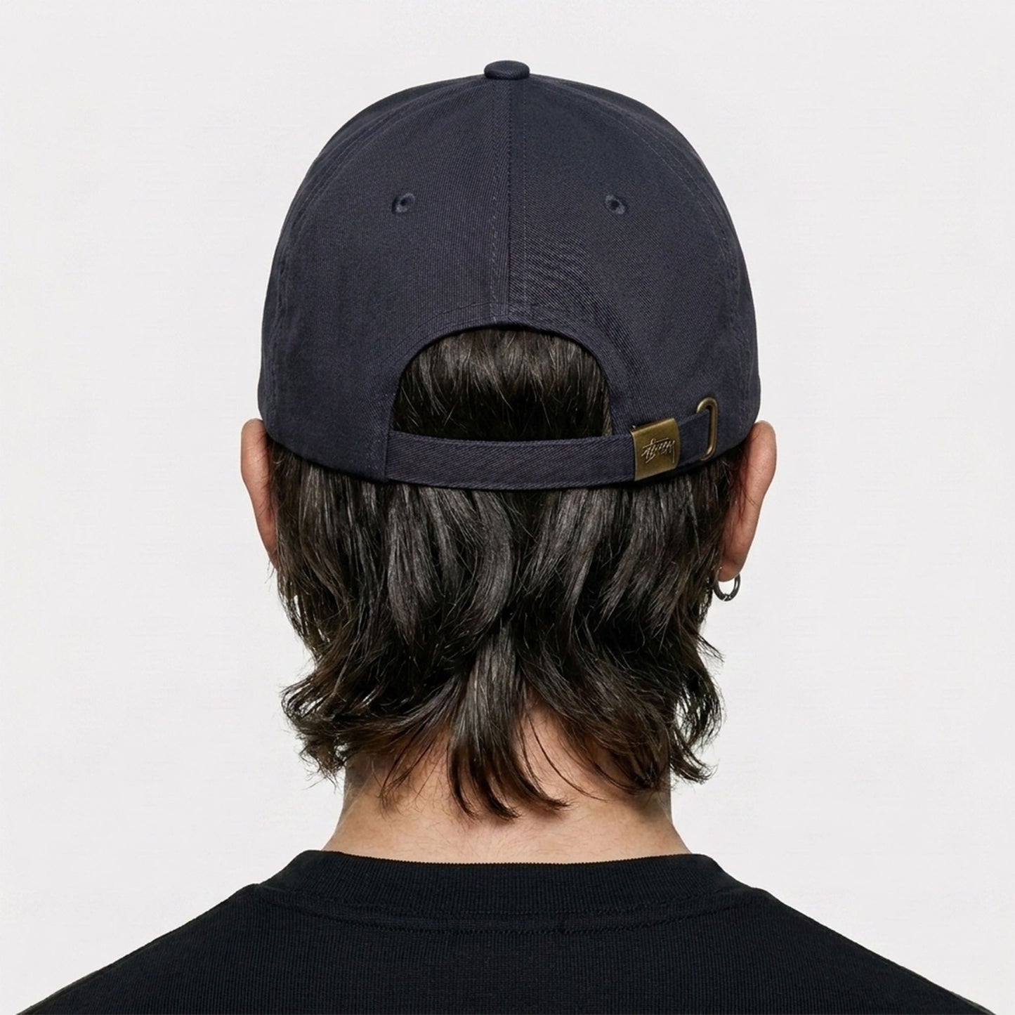 Cap Pria Stussy Basic Grey