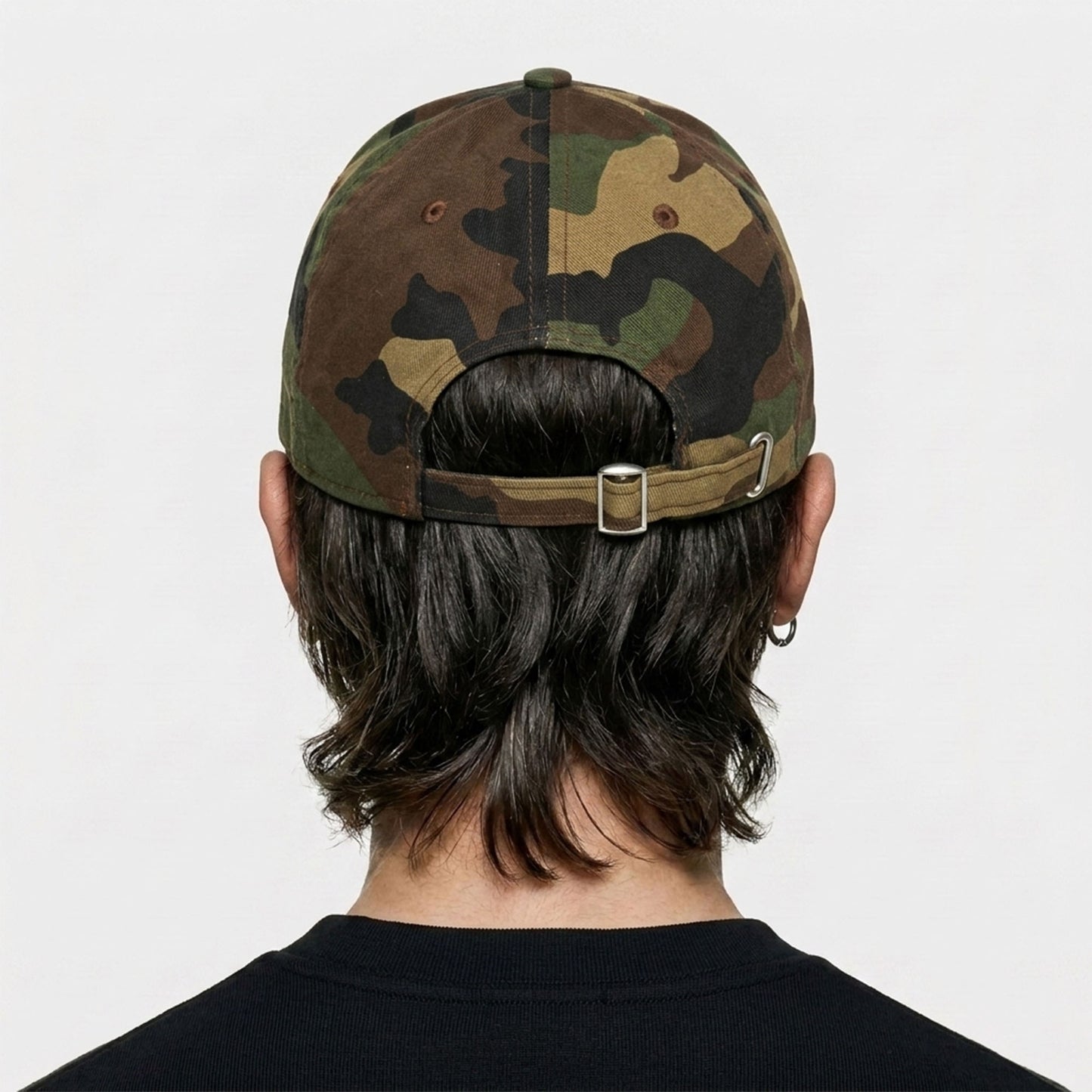 Cap Pria Stussy Basic Army
