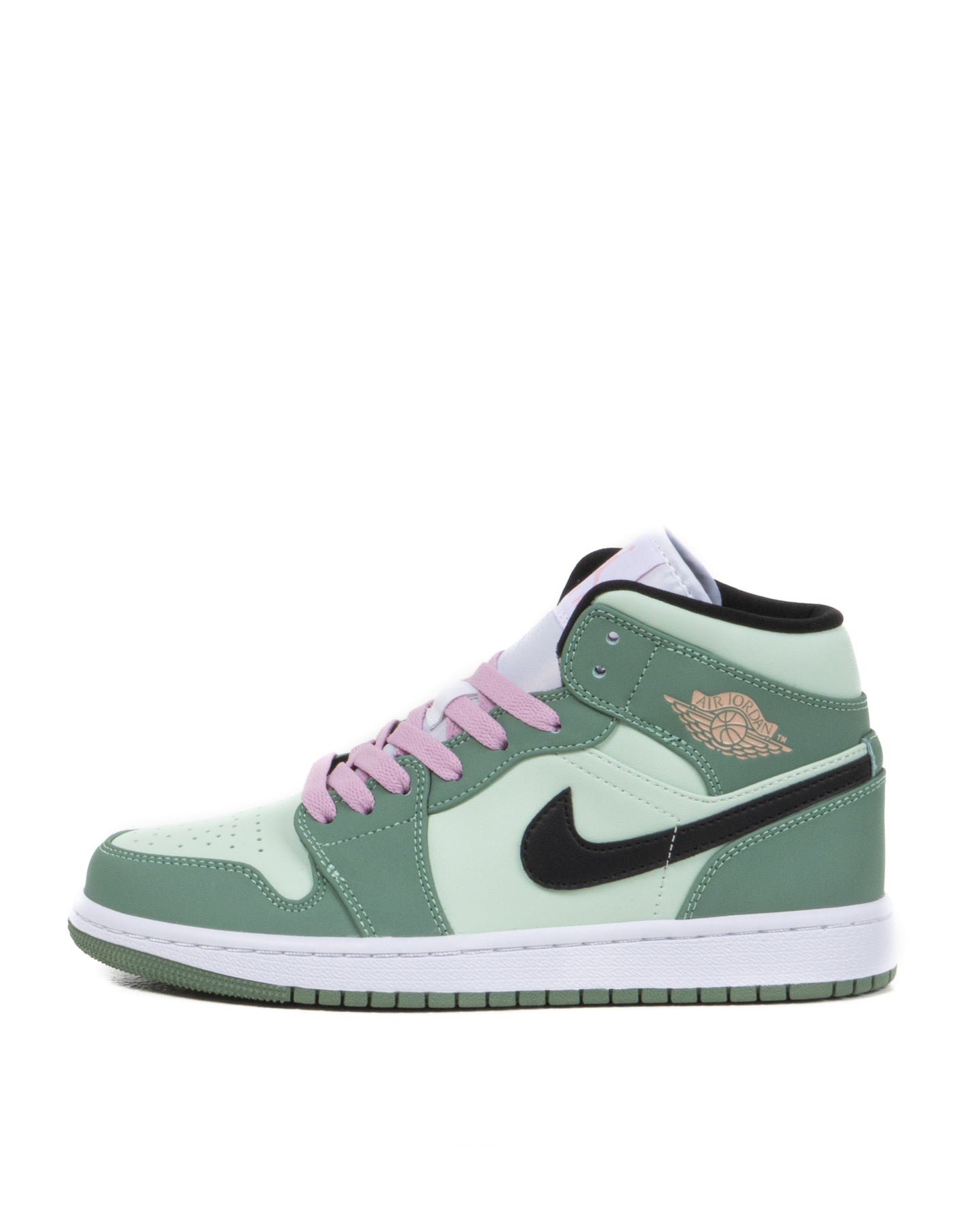 Sepatu Air Jordan 1 Mid SE Dutch Green Black Barely Green