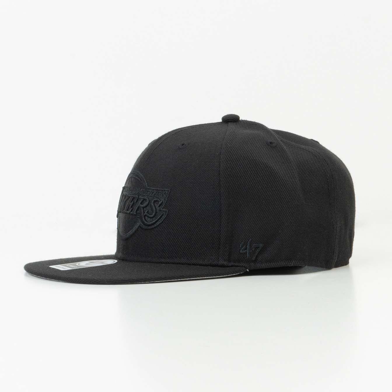 NBA Los Angeles Lakers Team Snapback Adjustable Hat Cap Black Ultra Game LA