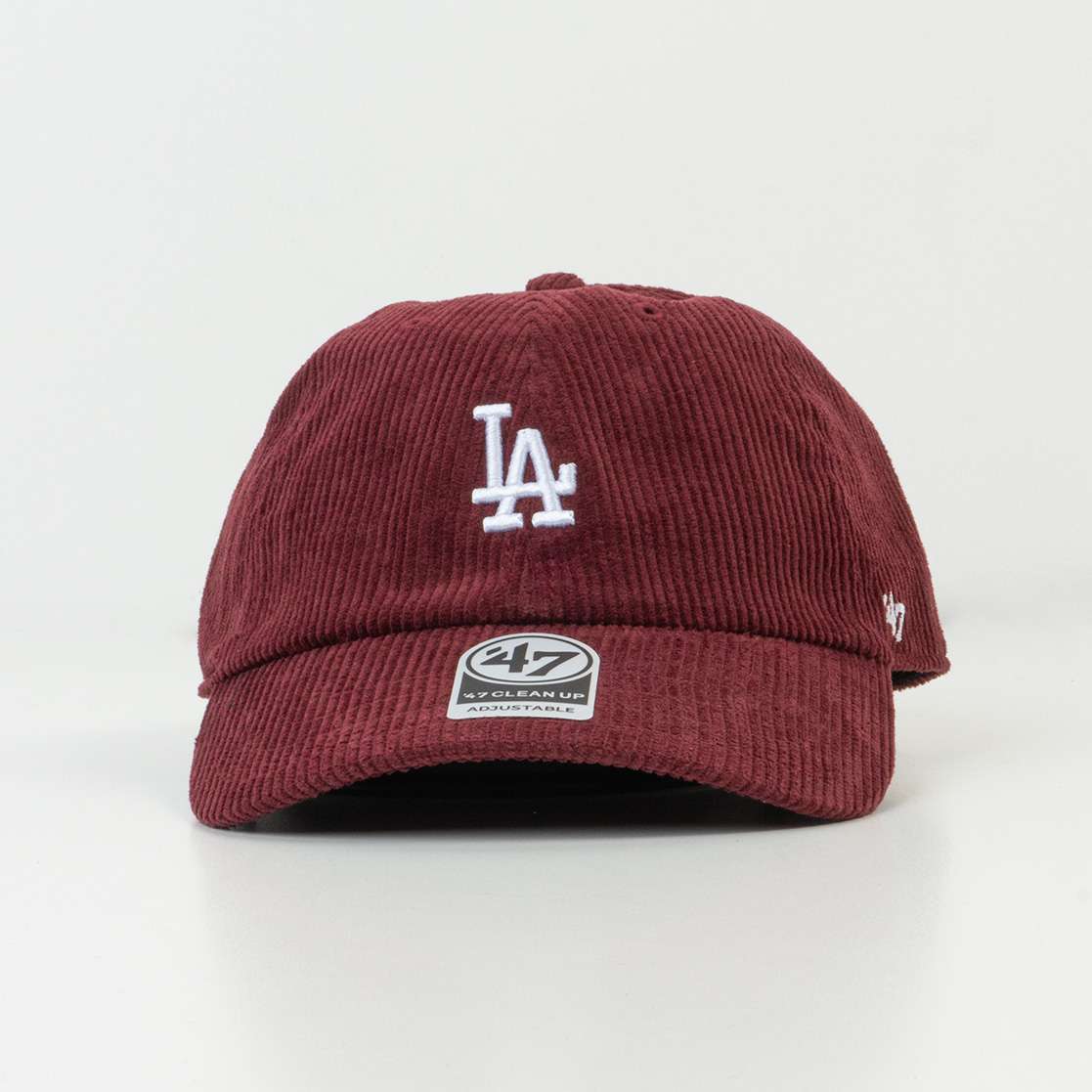 Topi Corduroy LA Baseball Maroon Korea MLB Major League Baseball Maroon