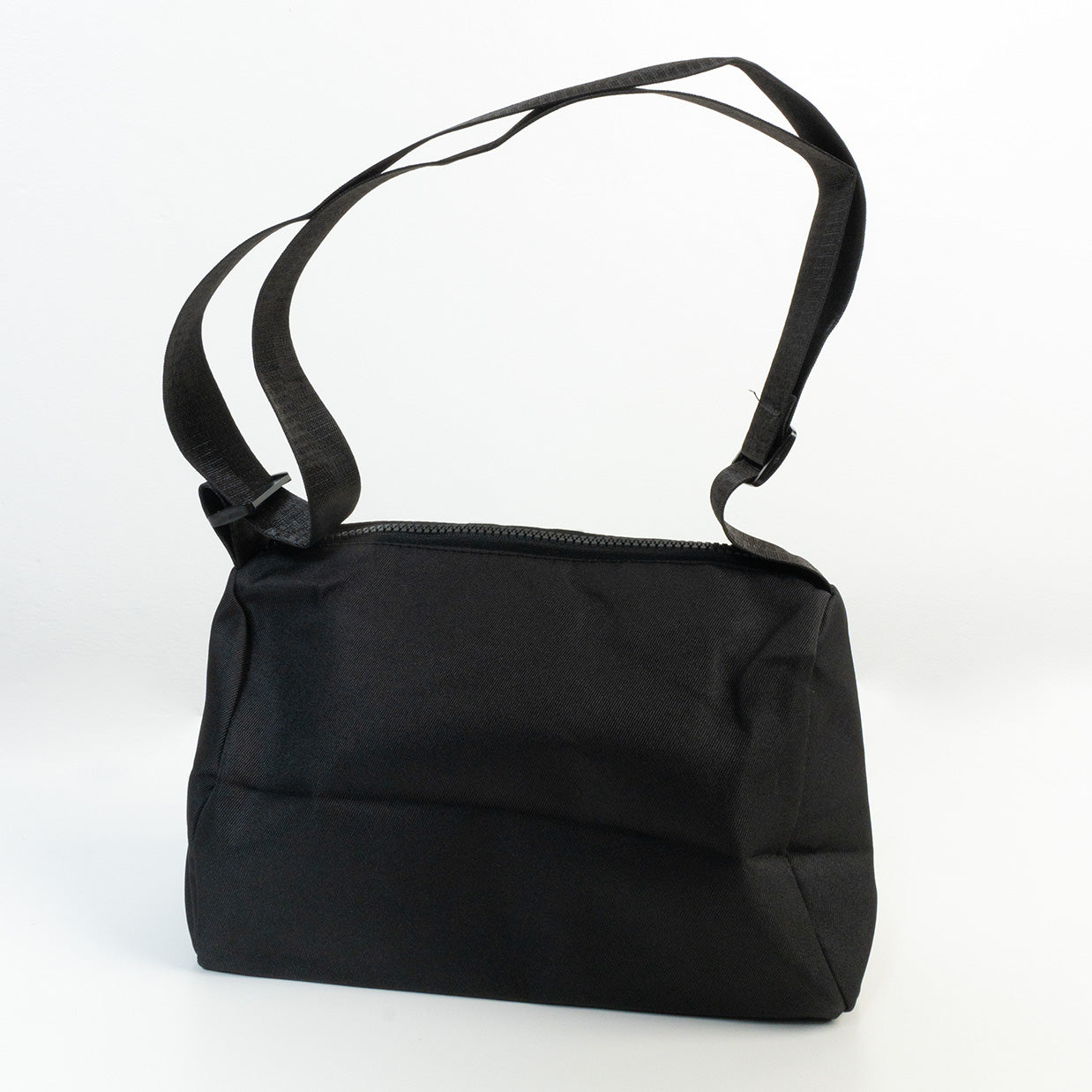 Tas Adidas Three Stripes Small Logo Duffle bag - Black/White