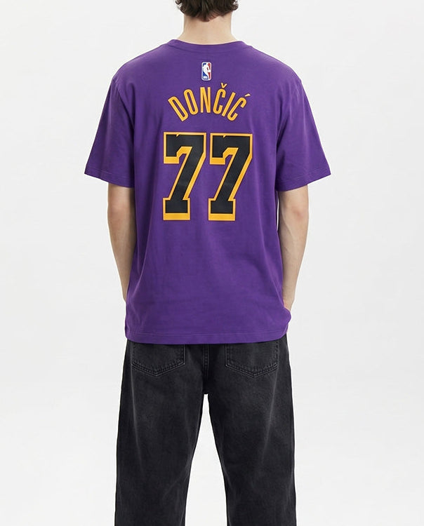 Kaos Jordan Los Angeles Lakers Luka Doncic #77 Purple