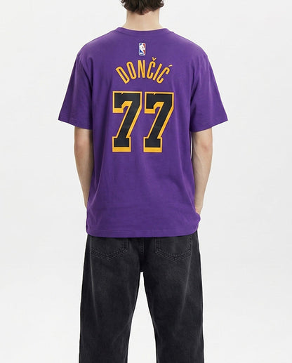 Kaos Jordan Los Angeles Lakers Luka Doncic #77 Purple