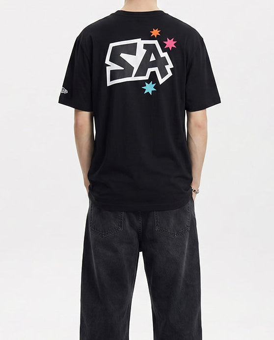 Kaos San Antonio Spurs New Era Black 2022/23 City Edition Brushed Jersey