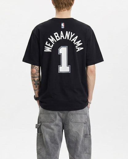 Kaos San Antonio Spurs Nba Men'S T-Shirt - Black