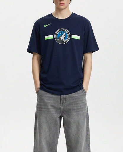 Kaos Nike Minnesota Timberwolves Dry Logo ST Short Sleeve T-Shirt