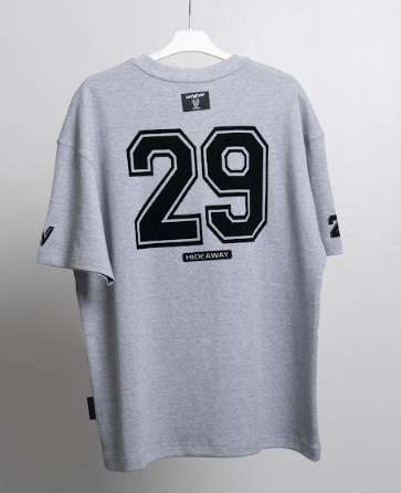 Numbering One Mile Short Sleeve T-Shirt M.Grey