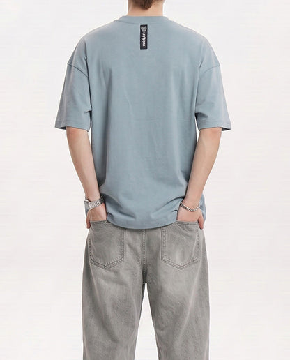Lifework Hip Dog Tee Denim Blue (Embroidered)