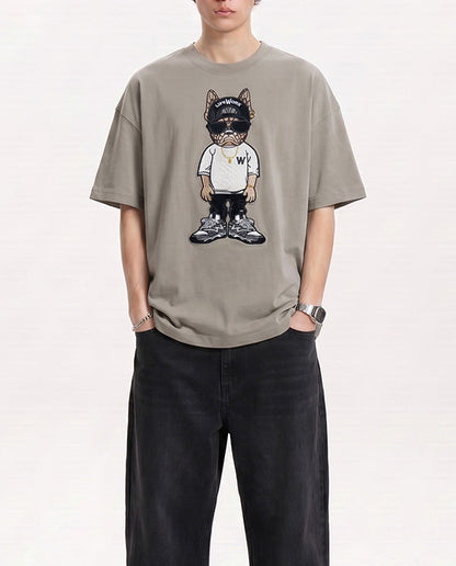 Lifework Hiphop Dog In Khaki Tee