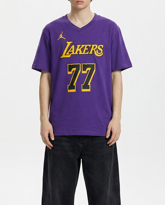 Kaos Jordan Los Angeles Lakers Luka Doncic #77 Purple