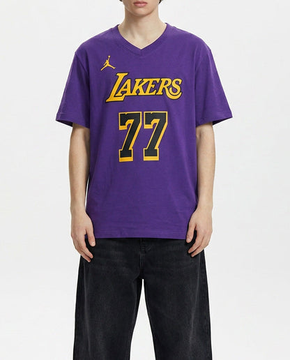 Kaos Jordan Los Angeles Lakers Luka Doncic #77 Purple