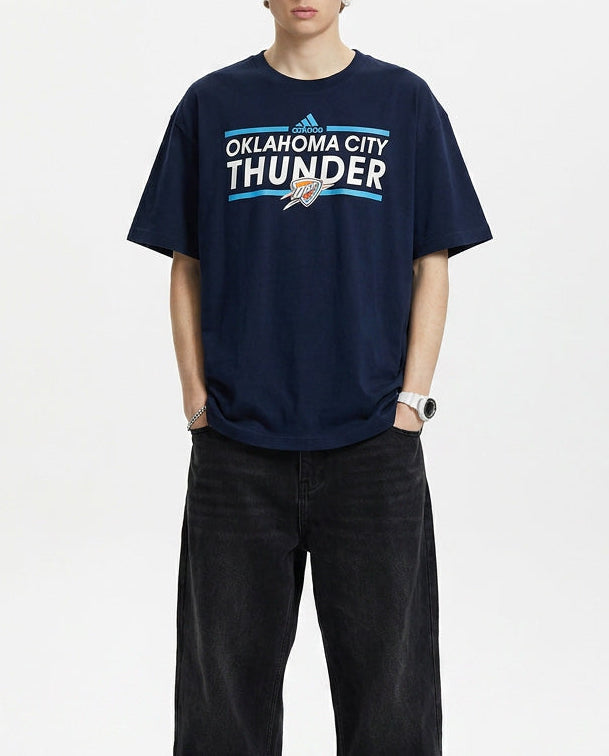 Kaos Oklahoma City Thunder adidas Navy Dassler