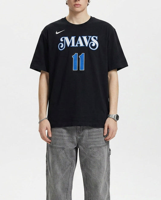 Kaos  Nike Men's Dallas Mavericks Kyrie Irving 11 City Edition N&N T-shirt
