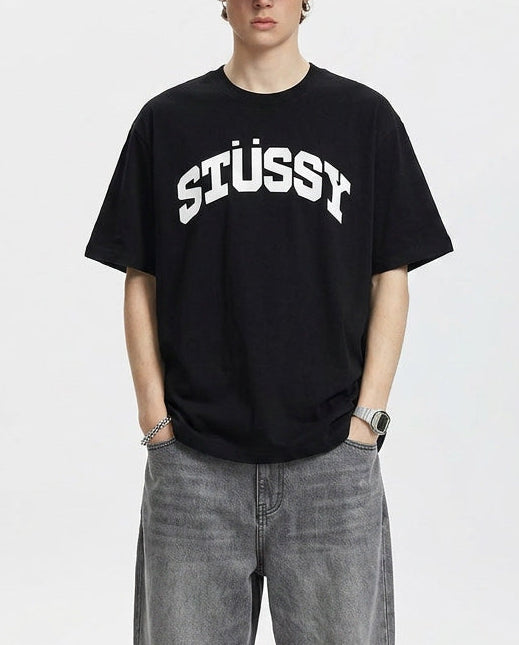Baju Kaos Block Sport Pigment Dyed Tee Black