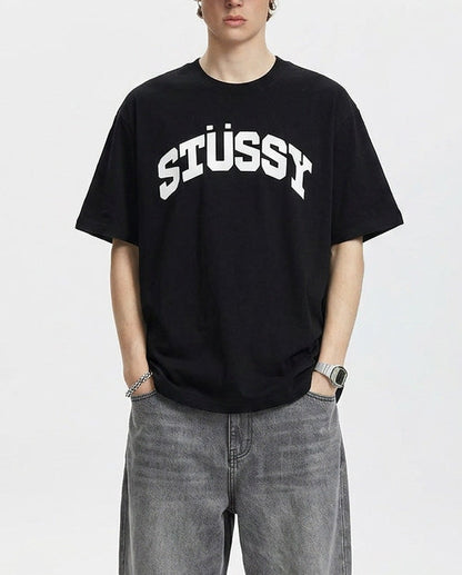Baju Kaos Block Sport Pigment Dyed Tee Black