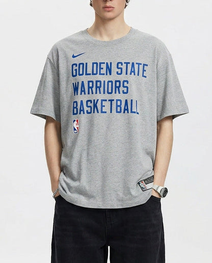 Kaos Golden State Warriors Nike Heather Gray 2023/24 Sideline Legend Performance Practice T-Shirt