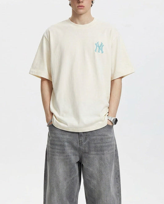 Baju Kaos MLB Like Galaxy Graphic T-Shirt Yellow
