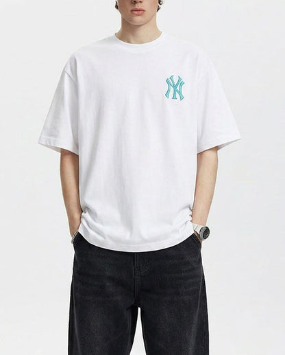 Baju Kaos MLB Like Galaxy Graphic T-Shirt White