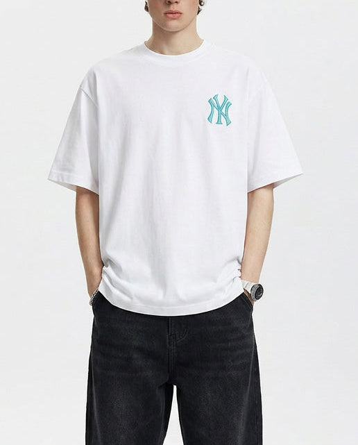 Baju Kaos MLB Like Galaxy Graphic T-Shirt White