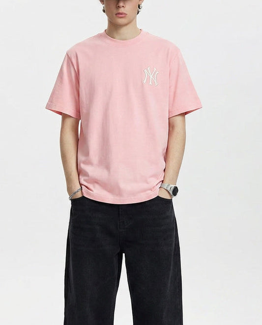 Baju Kaos MLB Like Galaxy Graphic T-Shirt Peach