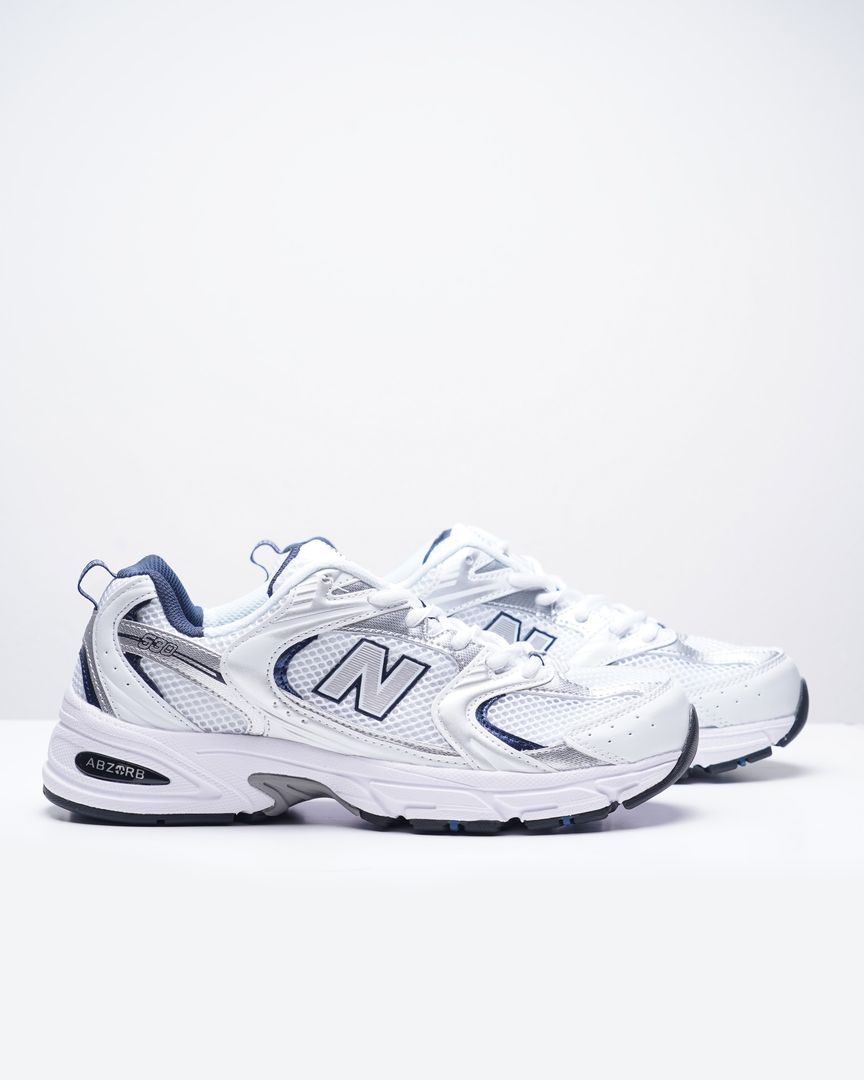 Sepatu New Balance 530 White Silver Navy