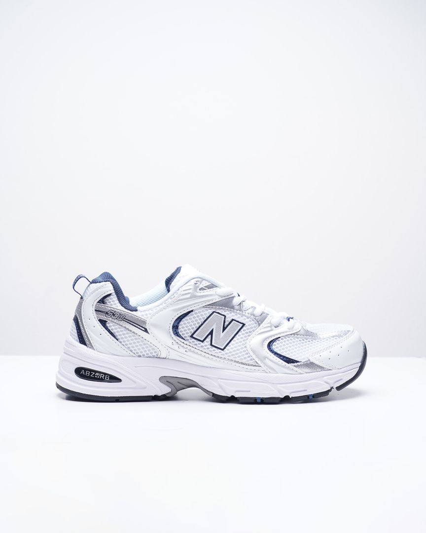 Sepatu New Balance 530 White Silver Navy
