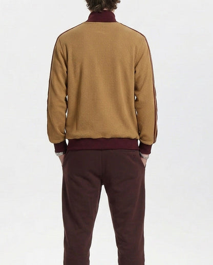 Adidas Knit Track Top Brown