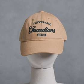 MLB Korea Basic Cursive Logo Unstructured Ball Cap Cleveland Indians