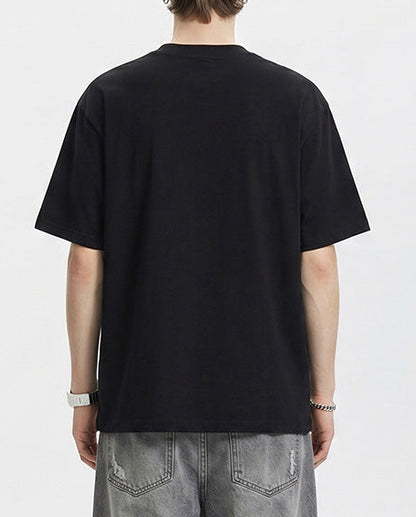 ALO Front Big Logo Black White