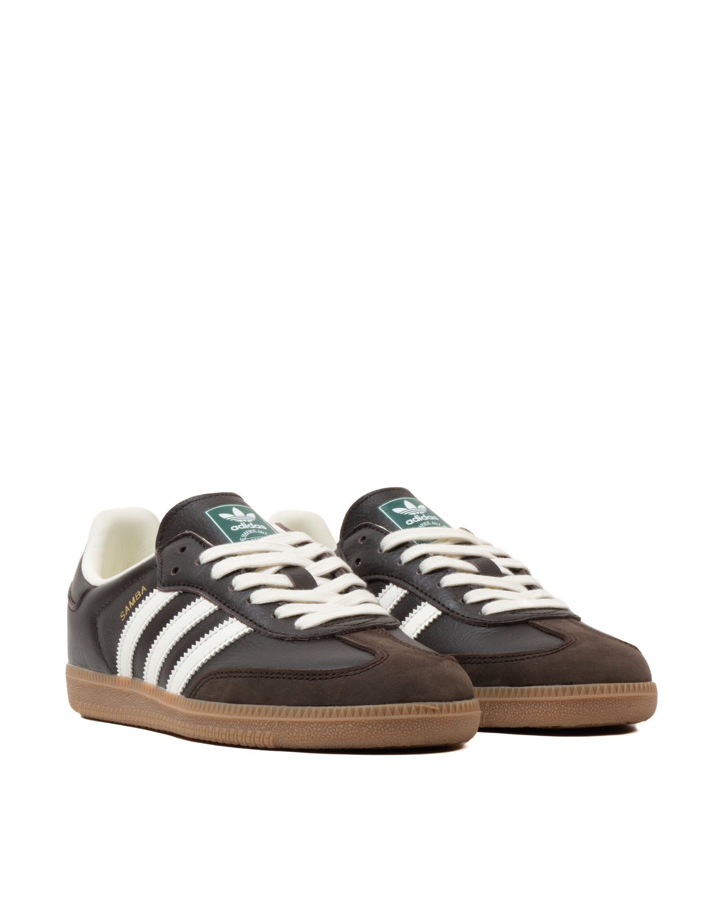 Adidas Samba OG Dark Brown Off White Gum
