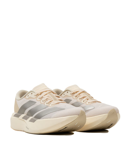 Adidas Adizero Evo SL Wonder WhiteCyber MetallicWarm Vanilla Women