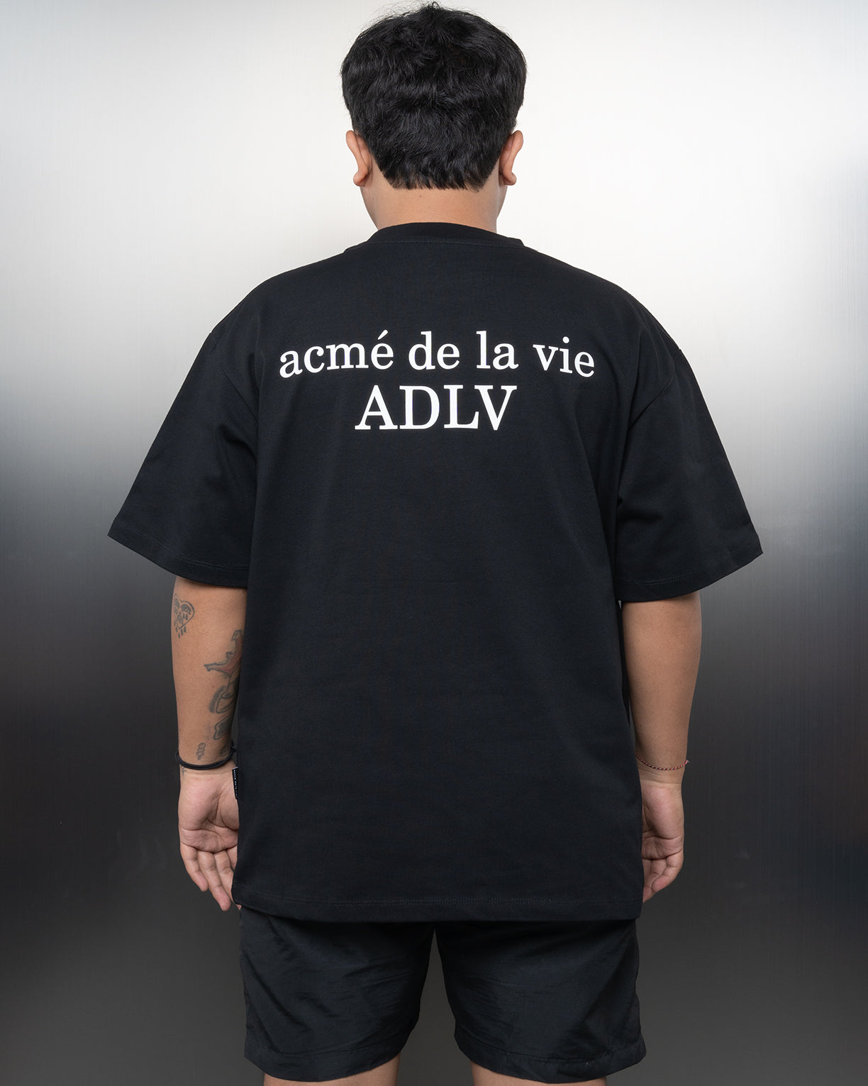 [Acme De La Vie] Adlv Baby Face Pie Boy Black Tee - 63108