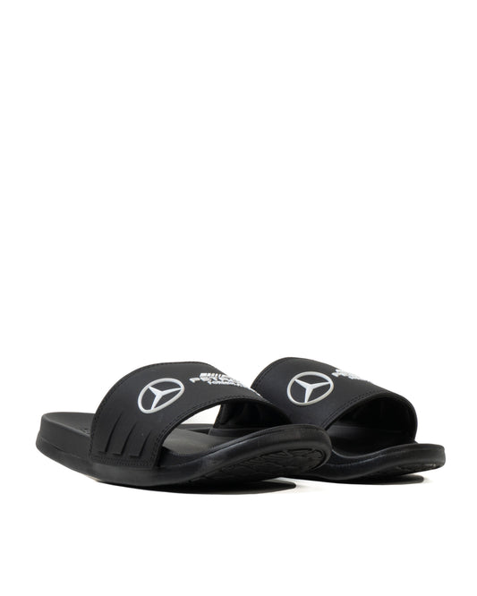 Adidas Adilette Comfort Slides Mercedes-AMG Petronas Formula One Team Core Black