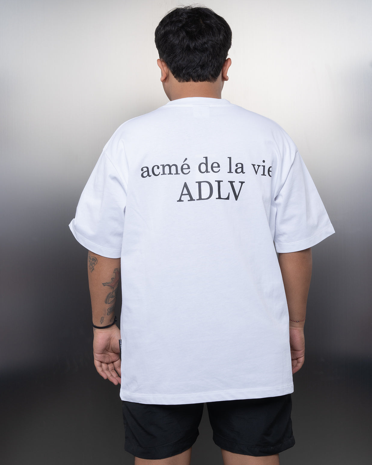 [Acme De La Vie] Adlv Baby Face Indian Boy White Tee - 63106