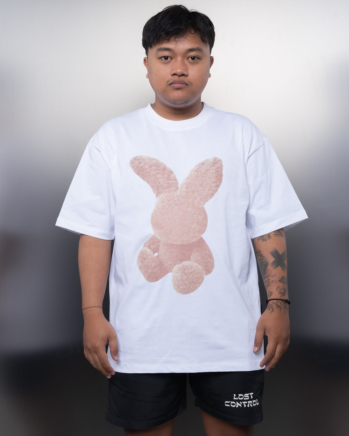 ADLV Fuzzy Rabbit Cream Tee - 63111