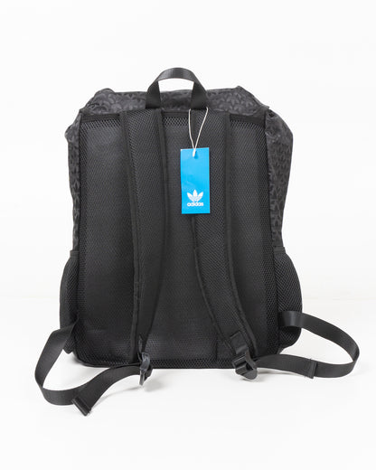 Adidas Trefoil Monogram Unisex Logo Backpack Black