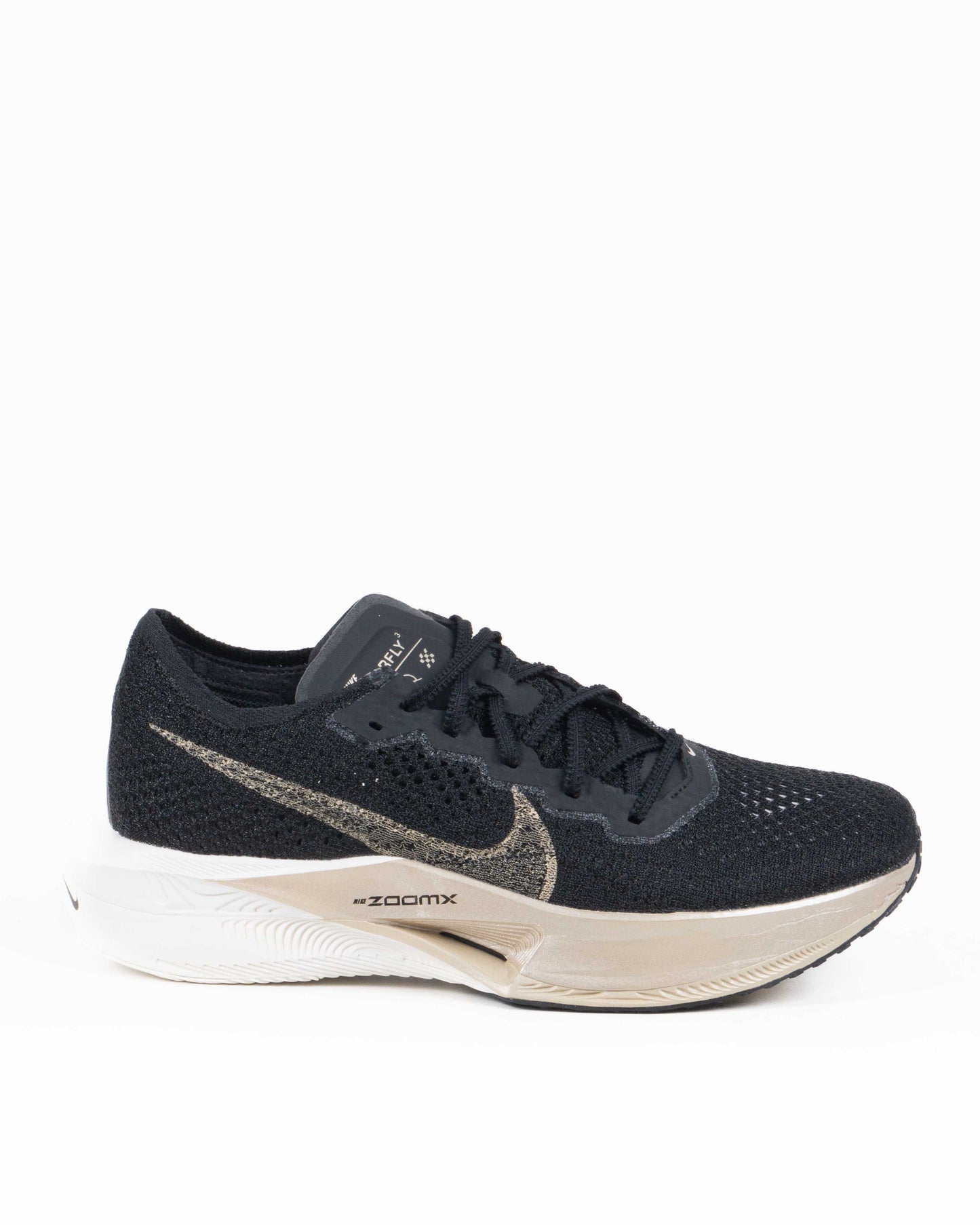 Nike Vaporfly 3 Black/Black/Oatmeal/Metallic Gold Grain - 14497