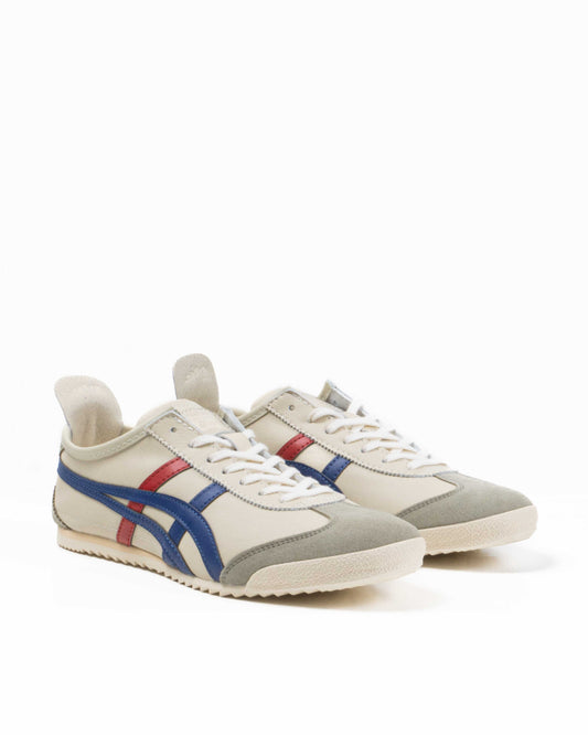 Sepatu Onitsuka Tiger Mexico 66 Deluxe Nippon Made White Blue Red 009113908A