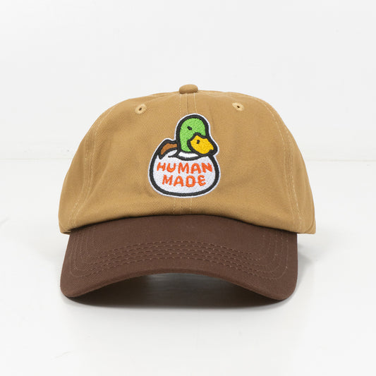 Topi Human Made Duck 6 Panel Twill Cap Brown 90038