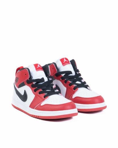 Sepatu Anak Jordan 1 Kids Hi Red/White - 14479