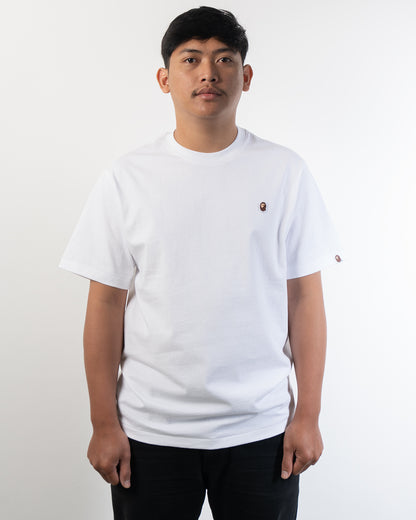 A Bathing Ape Small Logo T-Shirt White - 63033