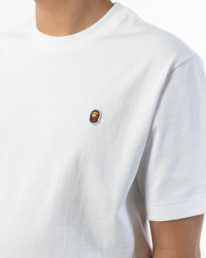 A Bathing Ape Small Logo T-Shirt White - 63033