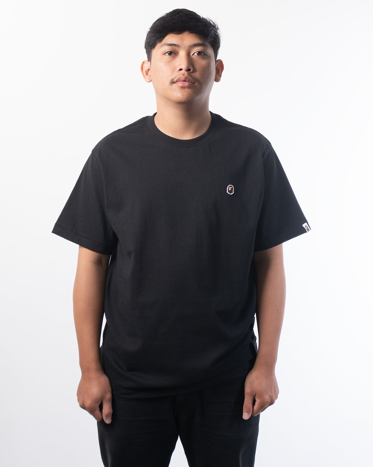 A Bathing Ape Small Logo T-Shirt Black - 63034